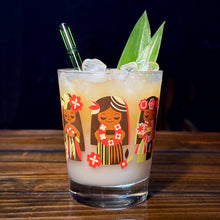 'It's A Hula World' Mai Tai Cocktail Glass (1) -  - Ready to Ship / Rolling Pre-Order
