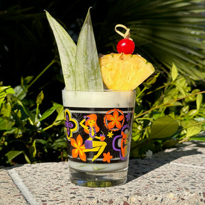 Jeff Granito's 'Zombie Hunter' Mai Tai Cocktail Glass - Ready-to-Ship!