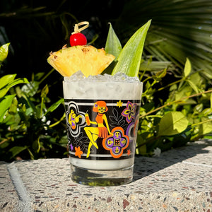 Jeff Granito's 'Zombie Hunter' Mai Tai Cocktail Glass - Ready-to-Ship!