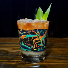 Jeff Granito's '20,000 Fears Under The Sea' Mai Tai Cocktail Glass (1) - Ready to Ship!