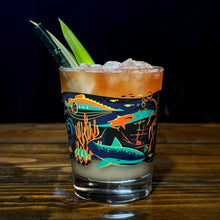 Jeff Granito's '20,000 Fears Under The Sea' Mai Tai Cocktail Glass (1) - Ready to Ship!