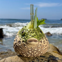 Lost's Petrified Puffer (Reef Jade) · Ceramic Tiki Mug · Pre-Order