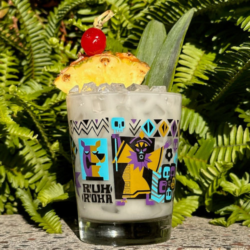 Jeff Granito's 'R'uh R'oha' Mai Tai Cocktail Glass - Rolling Pre-Order / Ready-to-Ship!