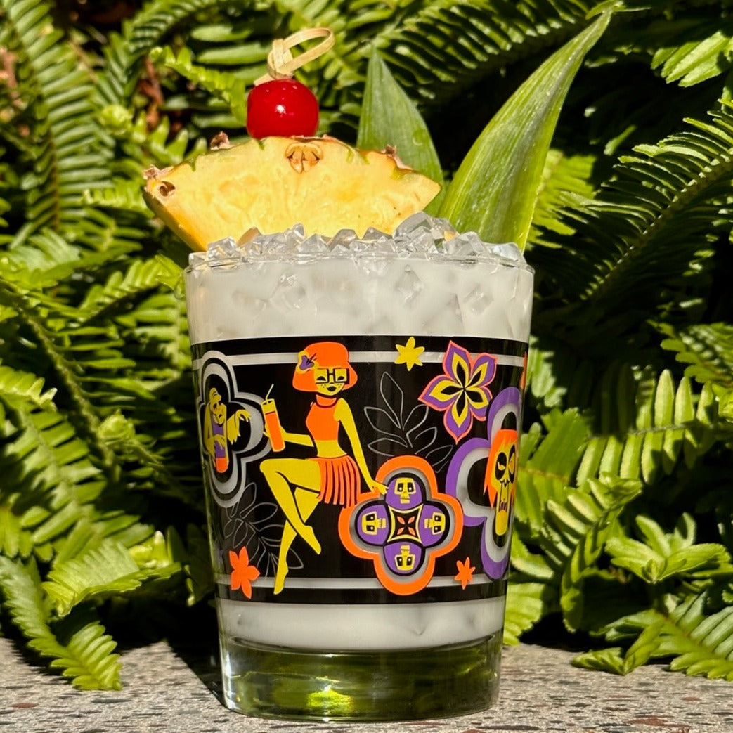 Jeff Granito's 'Zombie Hunter' Mai Tai Cocktail Glass - Shipping