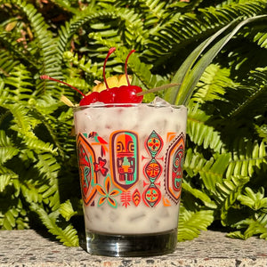 Jeff Granito's 'Polynesian Paradise' Mai Tai Cocktail Glass - Rolling Pre-Order / Ready-to-Ship!