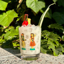 Jeff Granito's 'Hula Dolls' Mai Tai Cocktail Glass - Rolling Pre-Order / Ready-to-Ship!