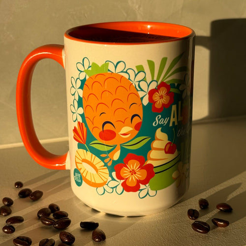 Jeff Granito's 'Pineapple Bird' Coffee Mug - Ready to Ship
