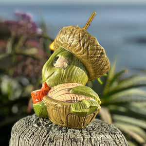 Tiki tOny's Luau Louie the Sippin' Turtle Tiki Mug, sculpt by Thor - DECOR USE ONLY - Ready to Ship! (FREE SHIPPING in U.S.)