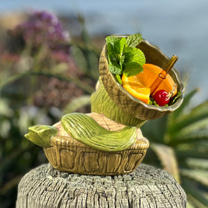 Tiki tOny's Luau Louie the Sippin' Turtle Tiki Mug, sculpt by Thor - Limited Edition / Limited Time Pre-Order