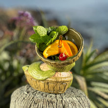 Tiki tOny's Luau Louie the Sippin' Turtle Tiki Mug, sculpt by Thor - DECOR USE ONLY - Ready to Ship! (FREE SHIPPING in U.S.)