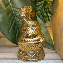 Golden Cobra Idol Tiki Mug, designed and sculpted by Thor - Ready to Ship!