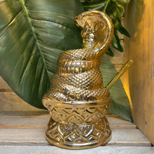 Golden Cobra Idol Tiki Mug, designed and sculpted by Thor - Ready to Ship!