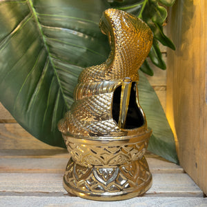 Golden Cobra Idol Tiki Mug, designed and sculpted by Thor - Ready to Ship!