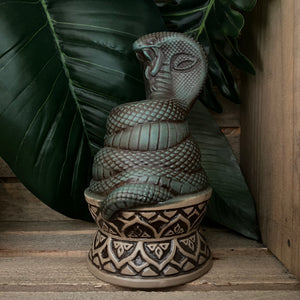 Cobra Idol Tiki Mug, designed and sculpted by Thor - Ready to Ship!