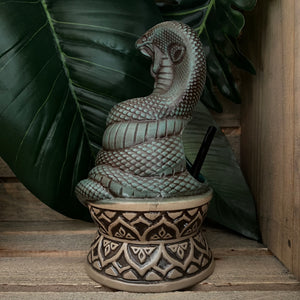 Cobra Idol Tiki Mug, designed and sculpted by Thor - Ready to Ship!