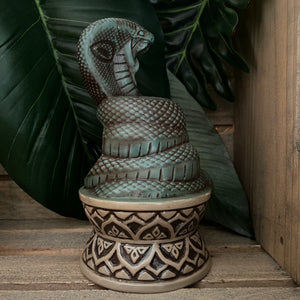 Cobra Idol Tiki Mug, designed and sculpted by Thor - Ready to Ship!