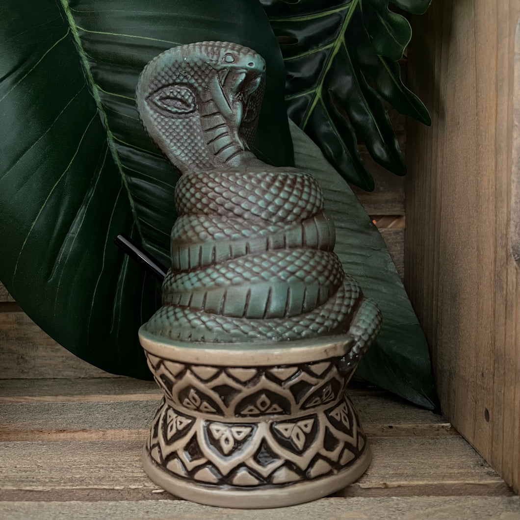 Cobra Idol Tiki Mug, designed and sculpted by Thor - Ready to Ship!