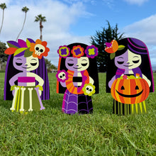 Jeff Granito’s ‘Hula Ghoulies’ Metal Yard Stake Set of THREE (3)