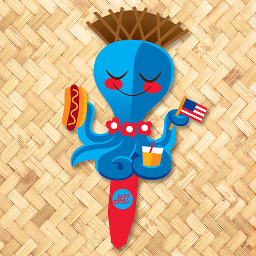 Jeff Granito's 'Celebr-Eight America' Metal Yard Stake - Limited Time Pre-Order