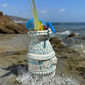 Tiki tOny's Yeti on Vacation Tiki Mug, sculpted by Thor - Limited Edition - Ready to Ship (US Shipping Included)