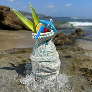 Tiki tOny's Yeti on Vacation Tiki Mug, sculpted by Thor - Limited Edition - Ready to Ship (US Shipping Included)
