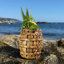Sunken Rum Barrel, Shallow Seas Edition- Ceramic Tiki Mug, sculpted by Thor  - Limited Edition / Limited Time Pre-Order (FREE Shipping in U.S.)