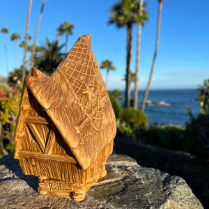 Whittle Hut Rolli Tiki Mug, designed by Jeremy Spears of Woodshop - DECOR USE ONLY - Ready to Ship! (FREE SHIPPING in U.S.)