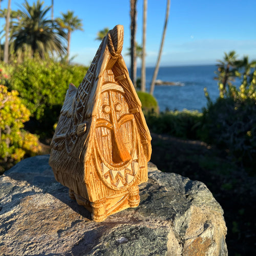 Whittle Hut Rolli Tiki Mug, designed by Jeremy Spears of Woodshop - DECOR USE ONLY - Ready to Ship! (FREE SHIPPING in U.S.)