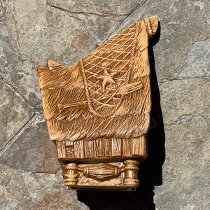 Whittle Hut Rolli Tiki Mug, designed by Jeremy Spears of Woodshop - DECOR USE ONLY - Ready to Ship! (FREE SHIPPING in U.S.)