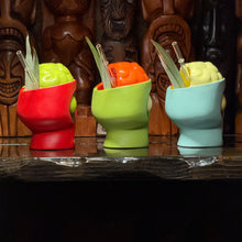 Jeff Granito's Sip for Brains (Rotten Red + Oozy Blue + Gang-Green) - Ceramic Zombie Tiki Mugs - Limited Edition / Limited Time Pre-Order