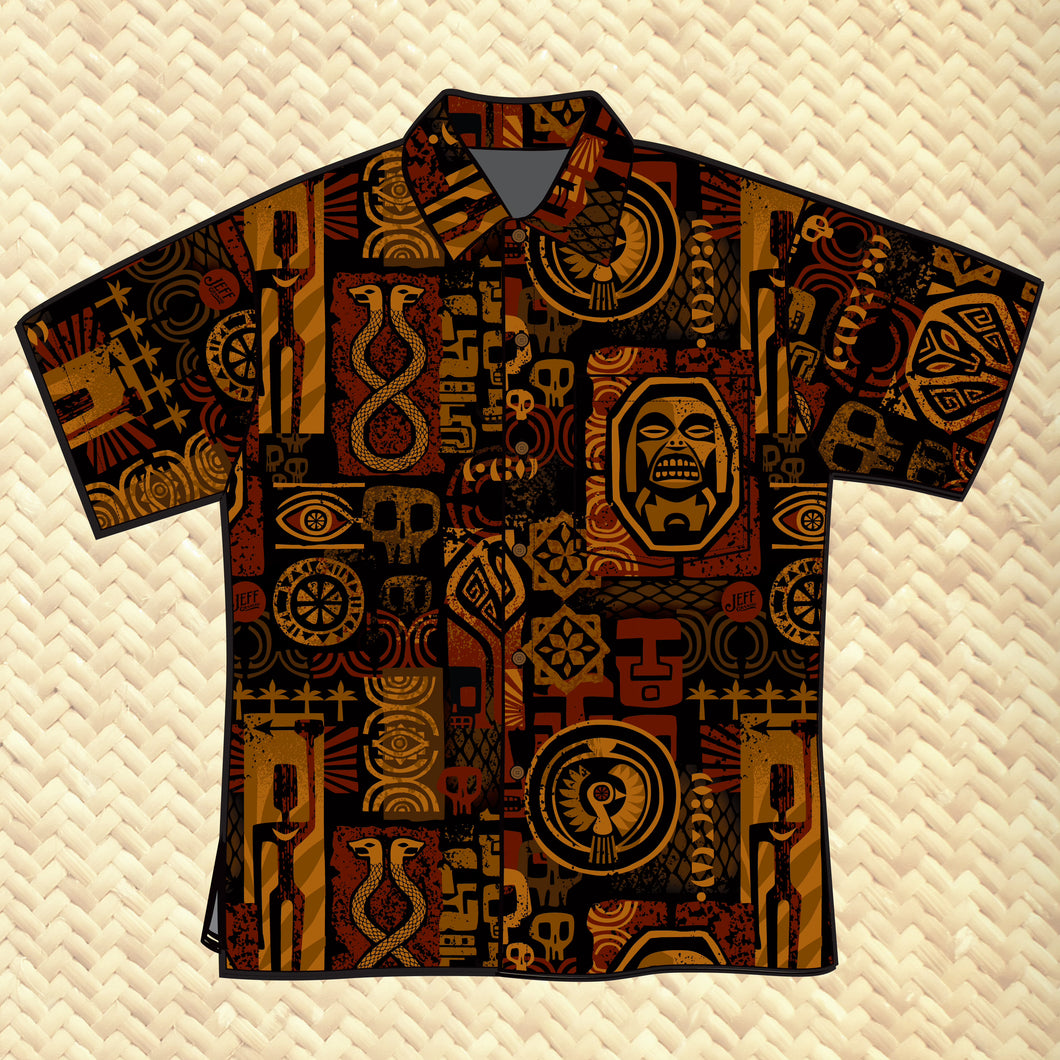 'Traders of the Lost Artifacts' - Unisex Aloha Shirt - Pre Order