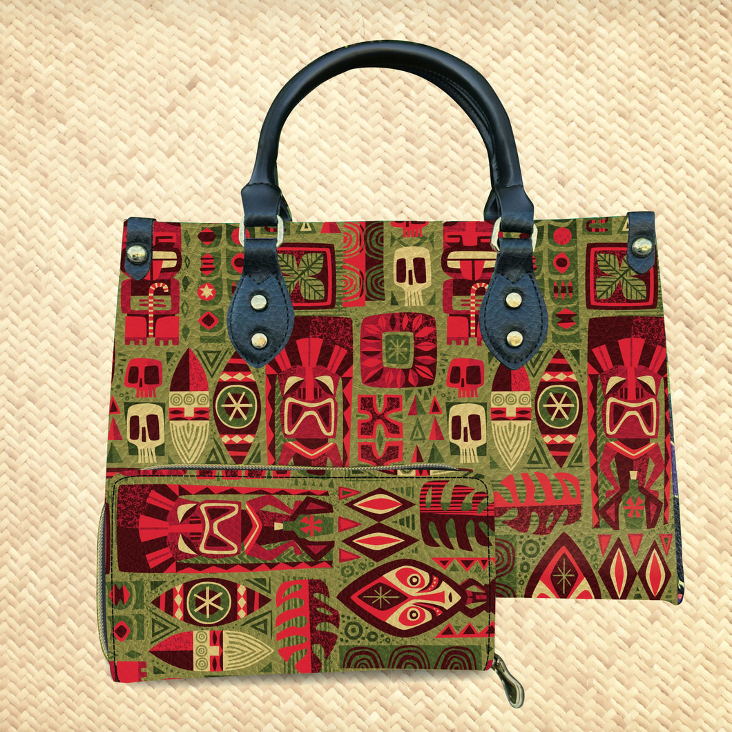 Jeff Granito's 'Island Christmas' Handbag and Zippered Wallet Set - Rolling Pre-Order / Ready to Ship!