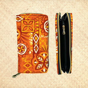 'Alani Tapa' Zippered Wallet - Pre-Order