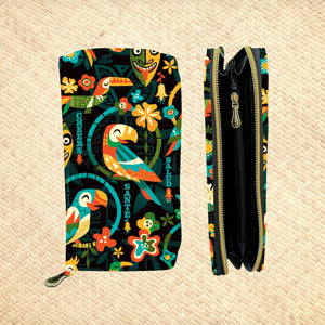 Jeff Granito's 'Birds Singing Words' Handbag and Zippered Wallet Set - Rolling Pre-Order / Ready to Ship!
