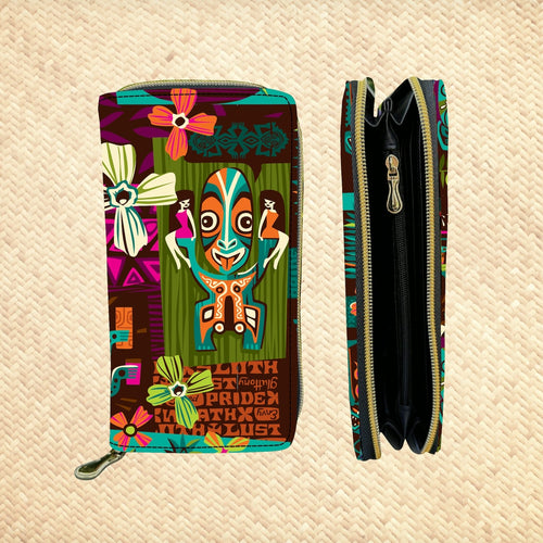 'Sin-Tiki' Zippered Wallet - Pre-Order