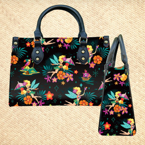 Jeff Granito's 'Midnight Tiki Belle' Handbag and Zippered Wallet Set - Ready to Ship!