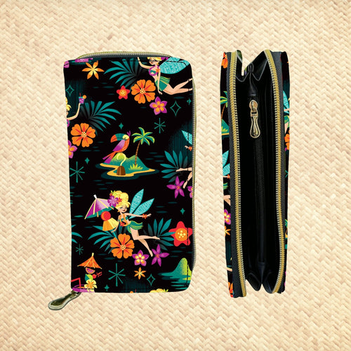 'Tiki Belle' Zippered Wallet - Rolling Pre-Order / Ready to Ship!
