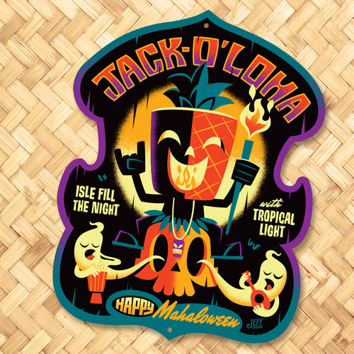 Jeff Granito's 'Jack O'loha' Metal Sign - Pre Order