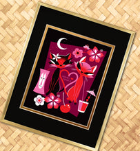 Jeff Granito’s Personalized ‘Love Cats’ 8X10 Matted Print and 11X14 Gold Frame Set - Limited Time Pre-Order