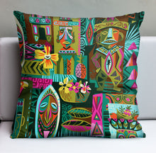 Jeff Granito's 'Lanai Enchantment' Pillow Cover - Ready to Ship! (FREE SHIPPING in U.S.)
