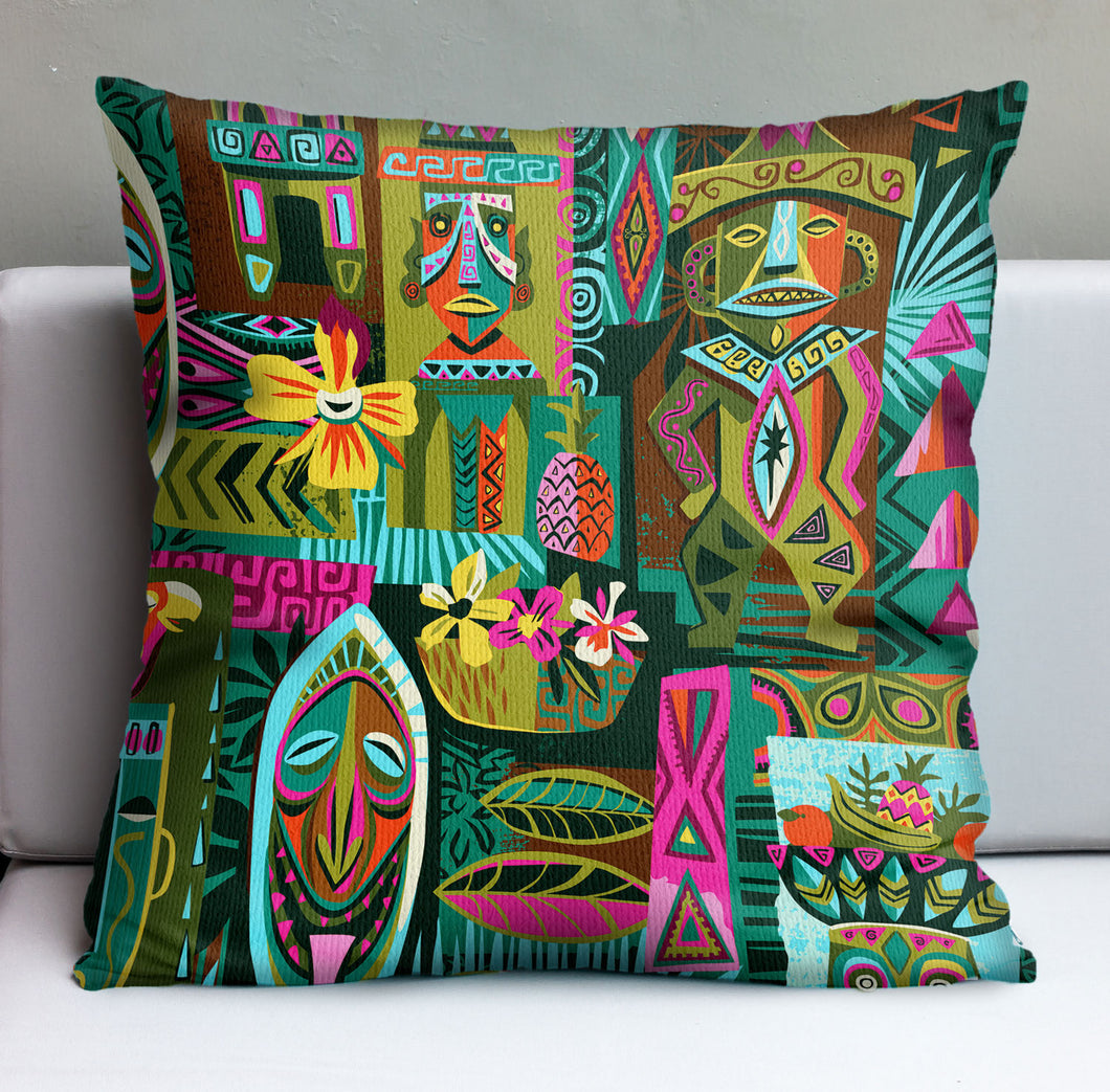 Jeff Granito's 'Lanai Enchantment' Pillow Cover - Ready to Ship! (FREE SHIPPING in U.S.)
