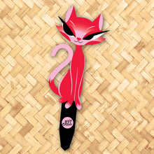 Jeff Granito's ‘Desi' Right-Sided Love Cat Metal Yard Stake - Pre-Order