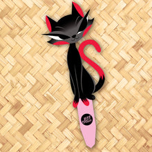 Jeff Granito's ‘Liz' Left-Sided Love Cat Metal Yard Stake - Pre-Order