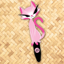 Jeff Granito's ‘Ava' Left-Sided Love Cat Metal Yard Stake - Pre-Order