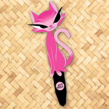 Jeff Granito's ‘Lucy' Left-Sided Love Cat Metal Yard Stake - Pre-Order