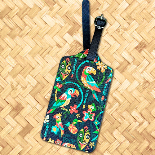 Jeff Granito's 'Birds Singing Words' Luggage Tag - Rolling Pre-Order / Ready to Ship!