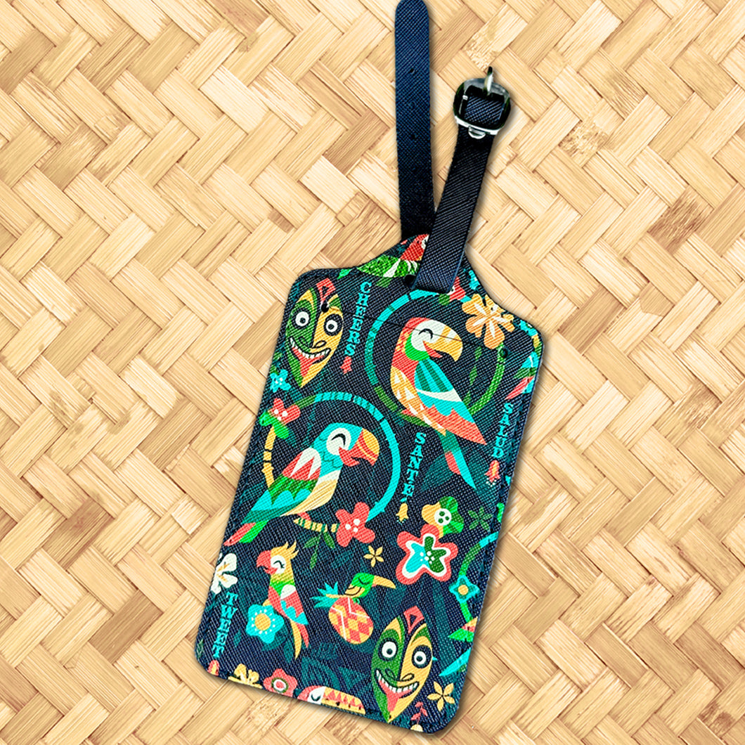 Jeff Granito's 'Birds Singing Words' Luggage Tag - Rolling Pre-Order / Ready to Ship!