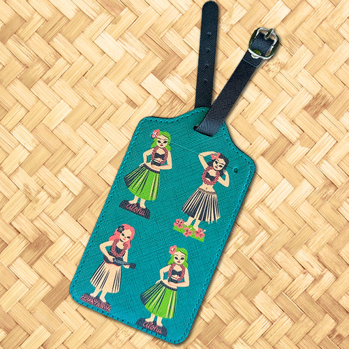 Jeff Granito's 'Hula Dolls' Luggage Tag - Rolling Pre-Order / Ready to Ship!