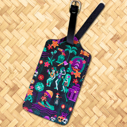 'Haunted Hula' Luggage Tag - Rolling Pre-Order / Ready to Ship!