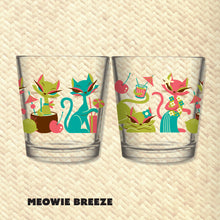 Jeff Granito's 'Meowie Wowie' Mai Tai Cocktail Glass (1) - Ships Late April/early May!